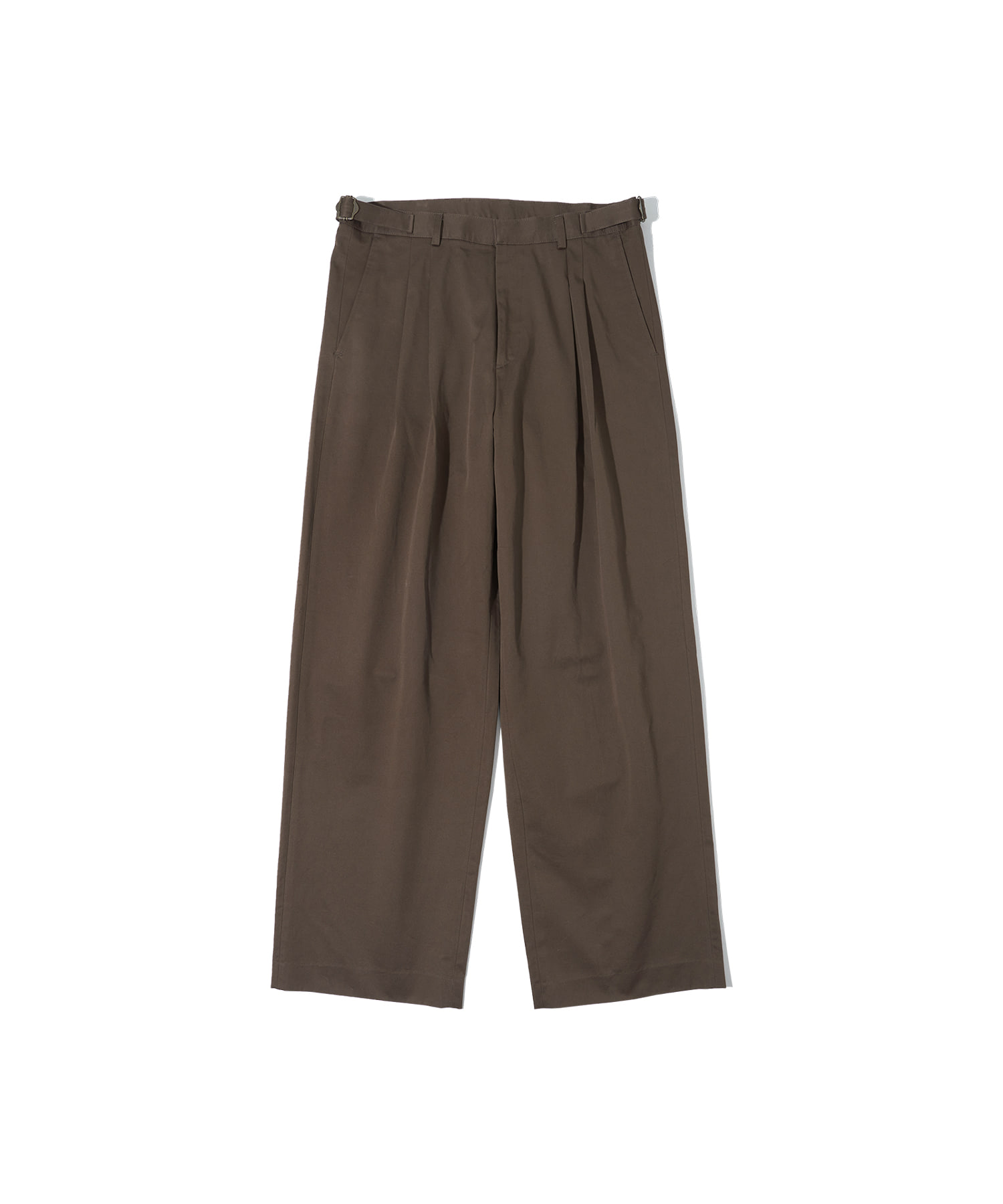 P1000 Piemonte chino wide pants_Dark brown